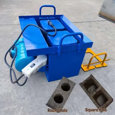 Máquina de fazer tijolos, pequena, portátil, uso doméstico, móvel, cimento, bloco de concreto, máquina de moldagem