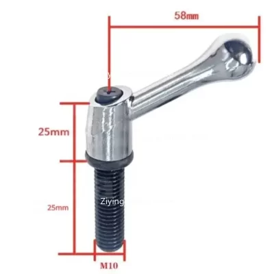 Table Lock Bolt Handle M10 Thread Adjustable Clamping Handle CNC Mills Mini Milling Machine Lathe Machine