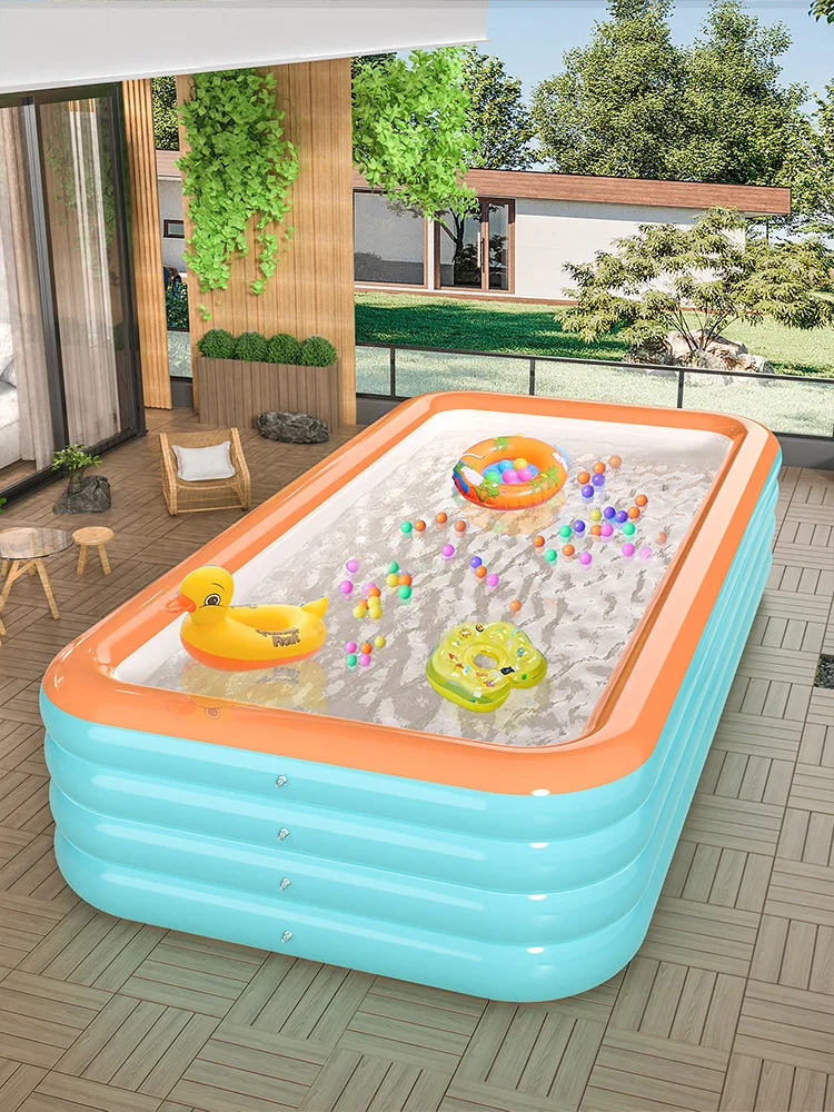 Cross-border Exclusive Thickened Eco-friendlyPVCInflatable Swimming Pool Large Adult Swimming Pool Household Outdoor Pool - Image 5