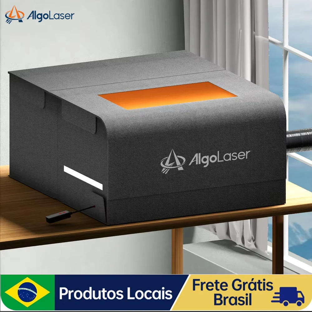 AlgoLaser Gabinete de gravação a laser Proteção para os olhos Capa protetora de ventilação para máquina de gravação CNC Tenda de gabinete de corte a laser