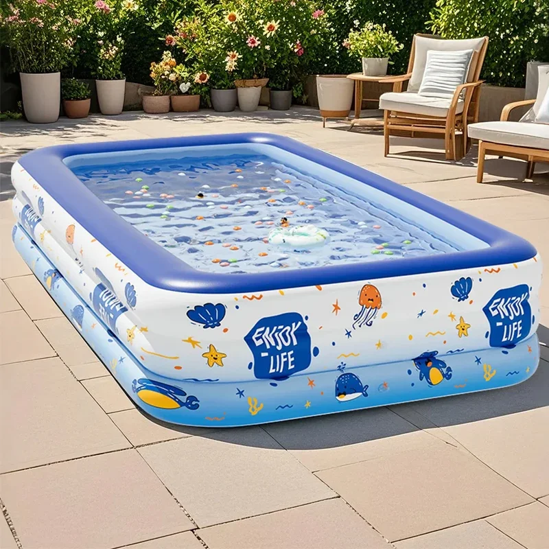 Swimming Pool Inflatable 1.5/1.8/2.1/2.6/3 Meters Indoor Outdoor Household Portable Inflatable Swimming Pool Children Water Toys - Image 6