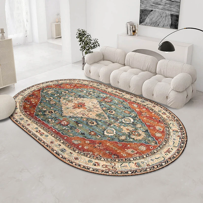 Estilo retro americano sala de estar decoração tapete casa fofo macio grande área para o quarto grosso pelúcia lounge tapete