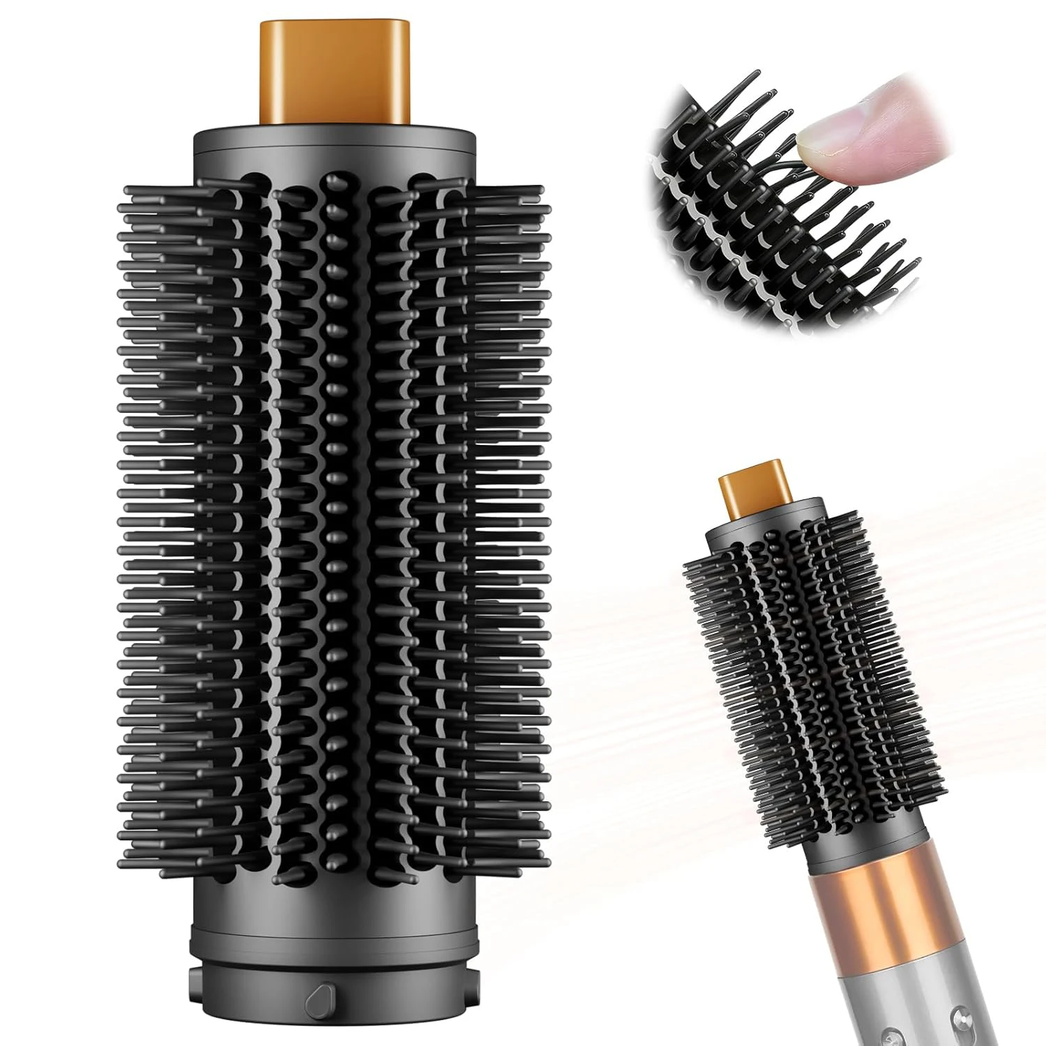 Acessório de escova redonda atualizado para airwrap hs01/05/08 série volumizing curling escova alisamento acessório de cuidados com o cabelo
