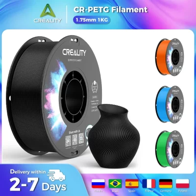Creality CR-PETG Filament 1kg 1.75mm 3D Printer Filament 3D Printing Materials Compatible for All Creality FDM Printers