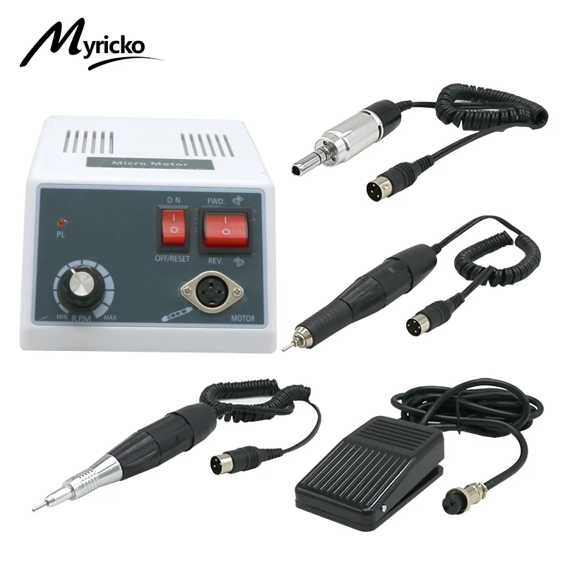 Myricko micro motor de polimento dentário, peça de mão 35000 rpm para maratona, máquina micromotor, laboratório dentário