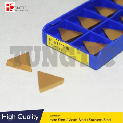 TPUN160308 YBM251 YBG212 YBM351 YBC301 Face Milling Cutter CNC Tools Lathe Inserts Carbide Machining Metal TPUN 160308