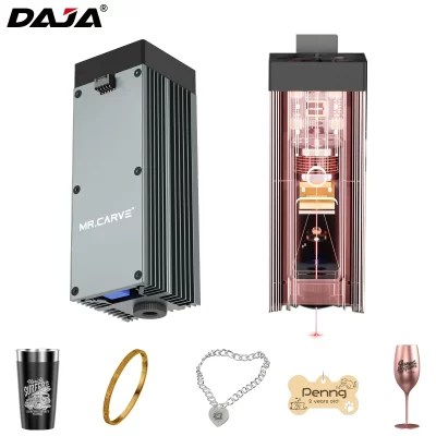 Módulo de cabeça de laser infravermelho DAJA 1064nm adequado para todos os metais, couro, plástico, acrílico, máquina de gravação a laser