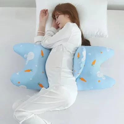 Quatro estações estilo moderno travesseiro para grávidas macio e confortável cintura maternidade proteger lado travesseiro de dormir travesseiro multifuncional