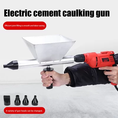 Handy Cement Grout Filling Machine, Automatic Mortar Caulking Gun, Electric Operated With Nozzle