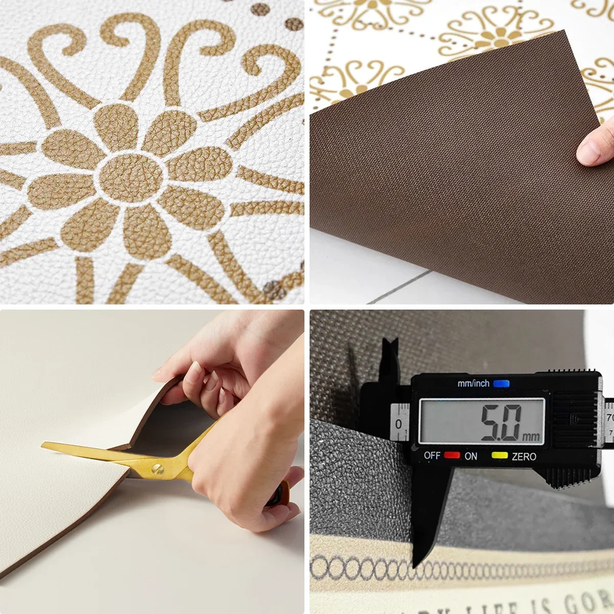 Tapete de cozinha padrão de mármore tapete impermeável à prova de óleo antiderrapante tapete de couro decoração para casa área tapetes alfombra de cocina - Image 6