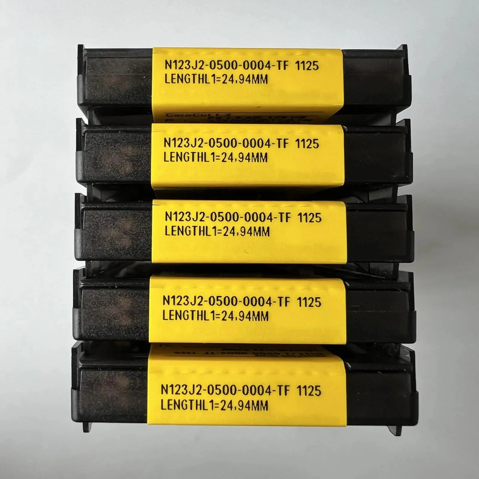 Original SANDVIK / N123J2-0500-0004-TF 1125 / ferramenta de lâmina de liga dura 10 unidades - Image 2