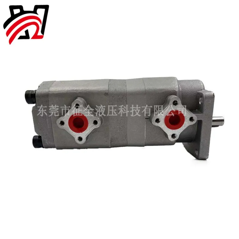 Hydraulic pump manufacturer gear oil pump double pump HGP-22A displacement 2-12ml/r zhengquan hydraulic - Image 2