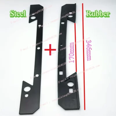 1Set/2pcs 3# 4# for Bridgeport Milling Machine Saddle Knee Wiper Plate C44+50+53+57 CNC Turret Mill