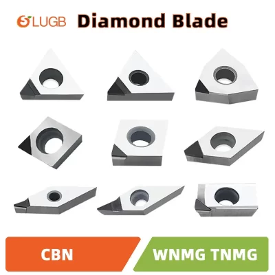 SLUGB CBN Inserir Ferramenta de Torno de Usinagem CNC Torneamento de Nitreto de Boro Cubico Para Corte de Aço de Ferro Fundido WNMG TNMG