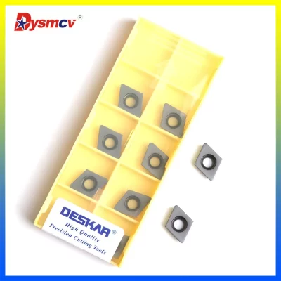 DESKAR XDHW09T310 LF6018 Original CNC Milling Carbide Inserts XDHW Lathe Lathe Inserts Stainless Steel Milling Tools