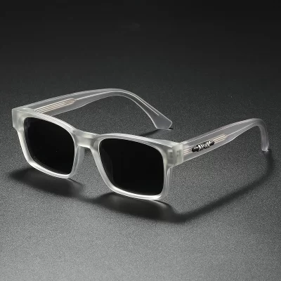 Quality Square Polarized Sunglasses Men Metal Core UV400 Unisex Sun Glasses Travel Hiking Beach Fishing Eyewear