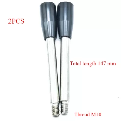 2pc M10 Work Rod Machine Tool Work Handle Bench Drill /Milling Machine 147mm（L）