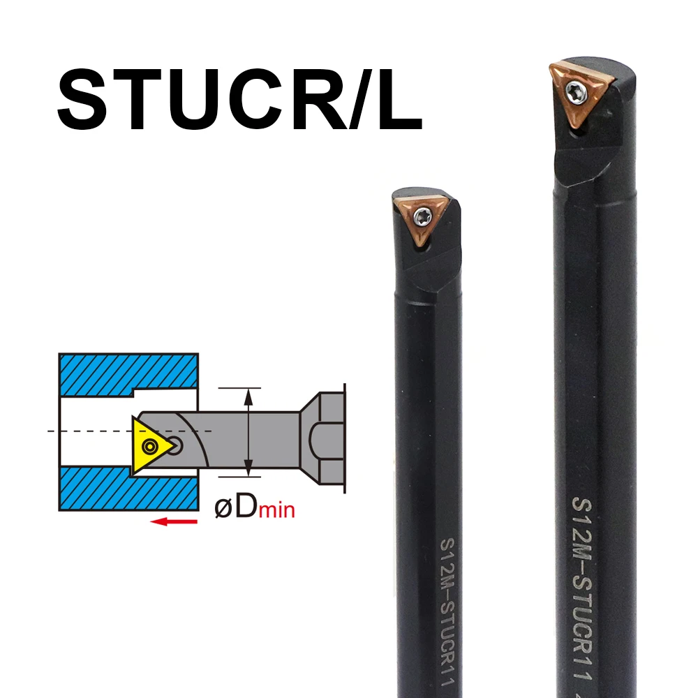 MZG Internal Turning Tool Holder STUCR S10K S12M S16Q STUCR09 STUCR11 STUCR16 STUCL Use TCMT TCGT Carbide Inserts Cutter Bar