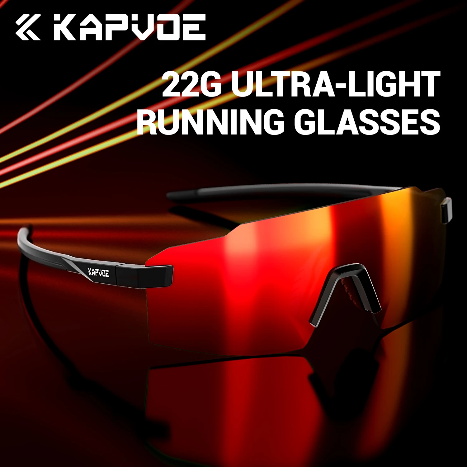 KAPVOE Cycling Glasses Outdoor Running Sunglasses Bicycle Sports Drive Hiking Sunglasses Fashion Men MTB Road Bike Glasses - Image 2