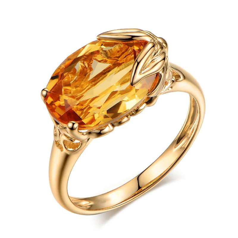 Anéis de ouro 18k com topázio natural para mulheres, para joindre festa, peridoto, pedra preciosa, casamento, diamante, joias de noivado, anéis finos