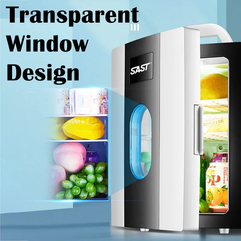 Small 12L mini car refrigerator refrigeration student dormitory cosmetic refrigerator car home dual-use - Image 4