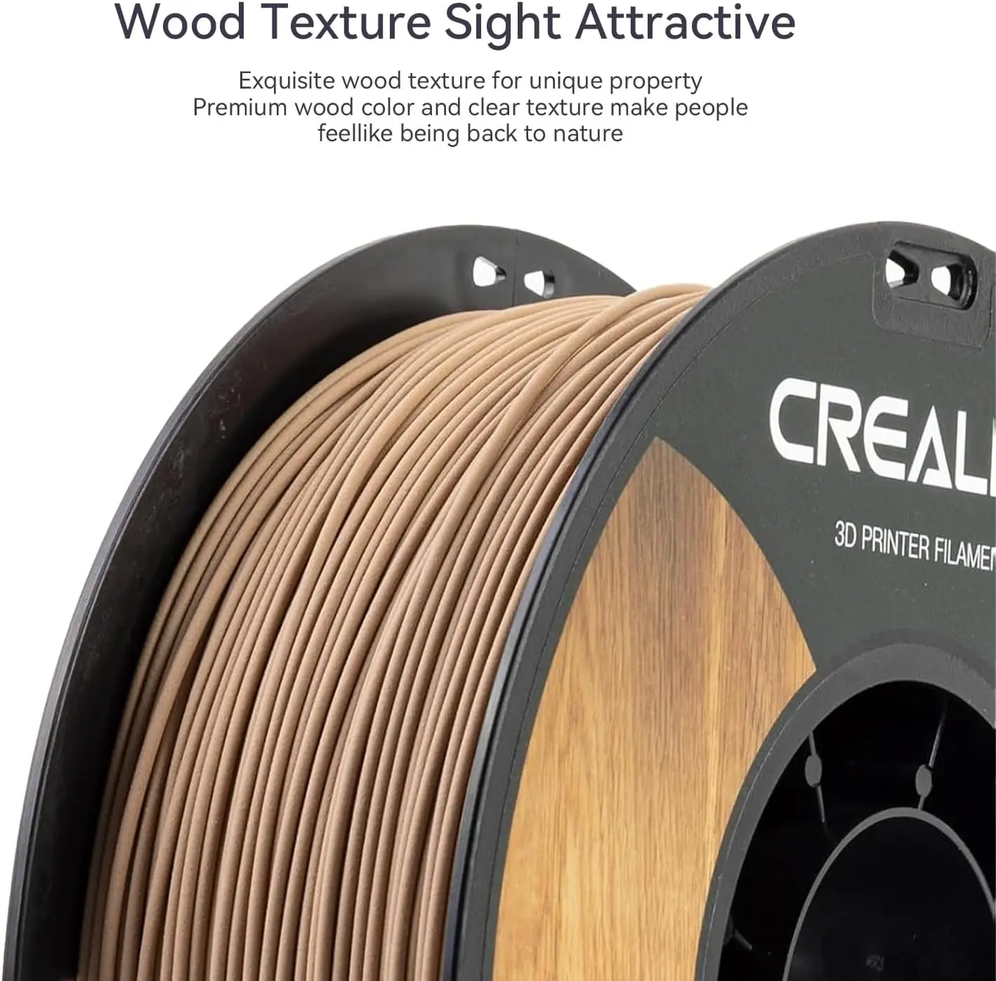 Creality Wood Filament PLA 1.75 mm Woods 3D Printer Filament Smooth Silk Texture Toughness 1kg/Spool 3D Printing Filament - Image 4