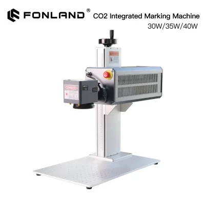 Fonland máquina de marcação a laser co2 30w 35 40 10.6μm estrutura integrada máquina de marcação de design corporal para design cnc