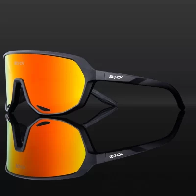 SCVCN New Hot Sunglasses Cycling Glasses Hiking Sports for Men Women Mountain Bike Road Bicycle Eyewear UV400 Running Goggles