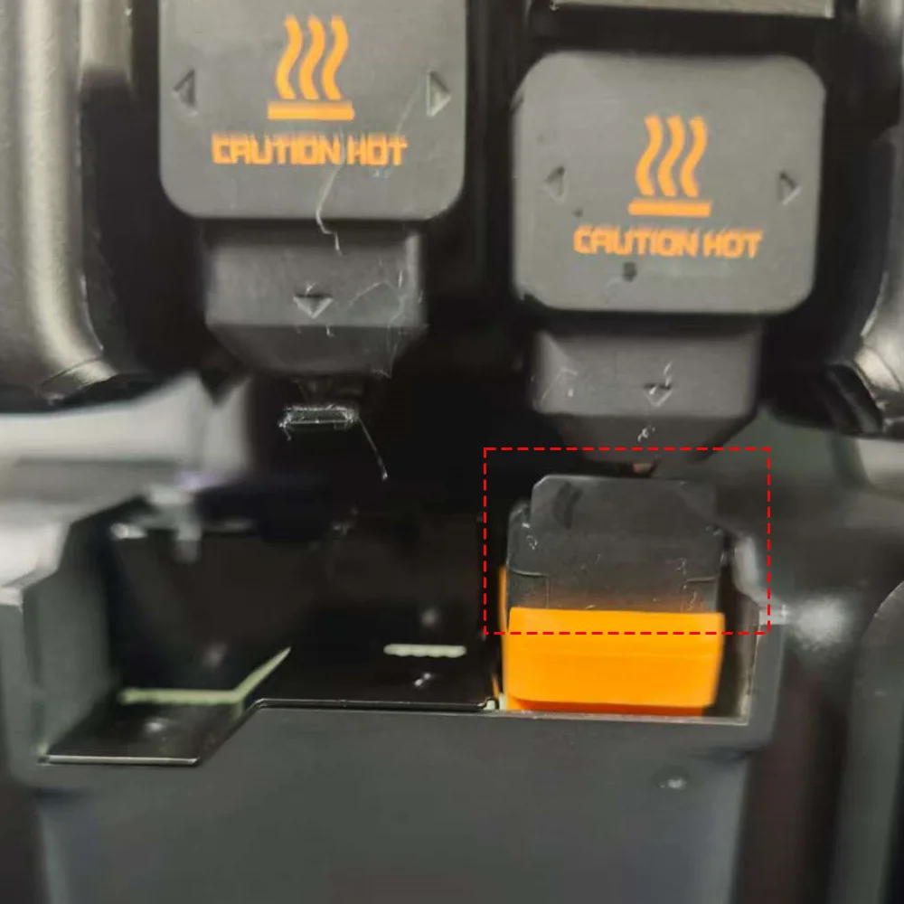 Escova de limpeza de bico para bambu lab h2d hotend limpador de silicone escova para bambu lab h2d hotend kit acessórios de impressora 3d - Image 3