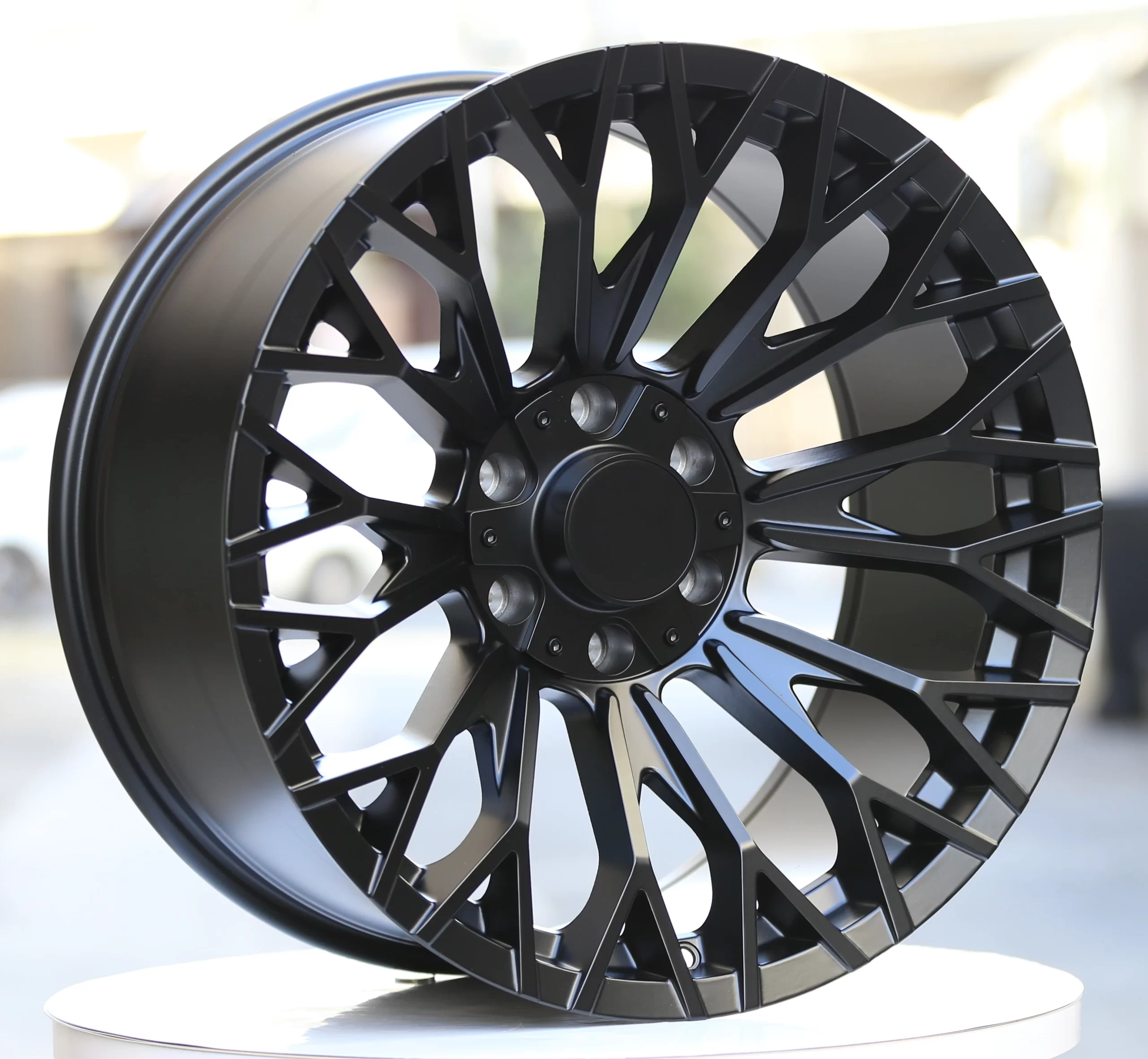 Rodas de liga de fundição côncava profunda de luxo 20*10j, 22*12j off road rodas especiais para jeep gmc ram ford f150 wrangler etc. - Image 3