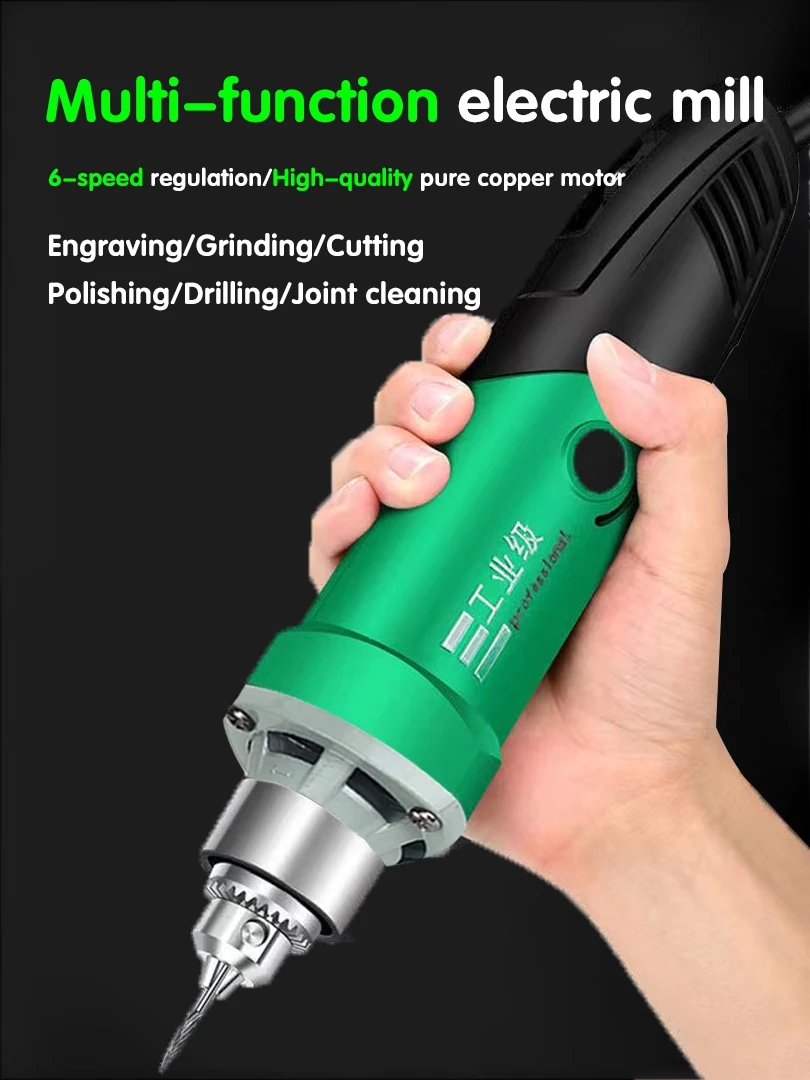 Dremel 260w/480w gravador de alta potência broca elétrica gravura ferramenta rotativa eixo flexível 6 posições polimento de velocidade variável - Image 2