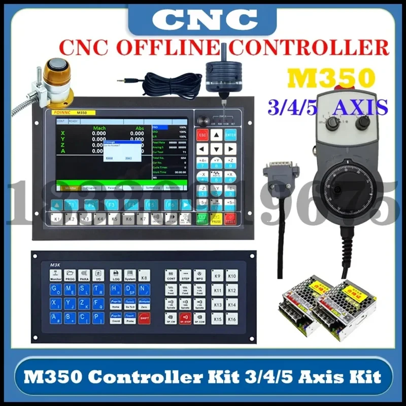 M350v2 recentemente 3 eixos 4 eixos 5 eixos cnc controlador off-line ddcs especialista suporta revista de ferramentas/atc unidade de passo para substituir ddcsv3.1