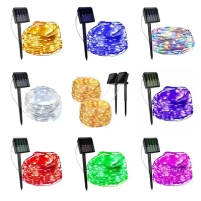 7m/12m/22/32m solar led luz de fadas ao ar livre festão led à prova dwaterproof água guirlanda luzes da corda festa natal jardim lâmpada solar decoração