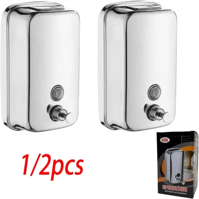 500ml banheiro shampoo dispensador de parede manual dispensador de sabão desinfetante para as mãos chuveiro gel dispensador de líquido recipiente