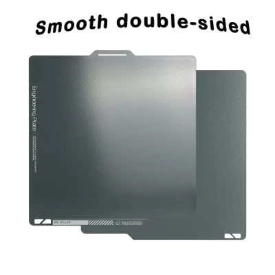 Placa de construção de laboratório Bambu X1 Placa PEI de carbono Placa de bambu suave Laboratório 257x257mm Placa de construção A1 X1 para Bambu Lab P1S P1P Suave PEI