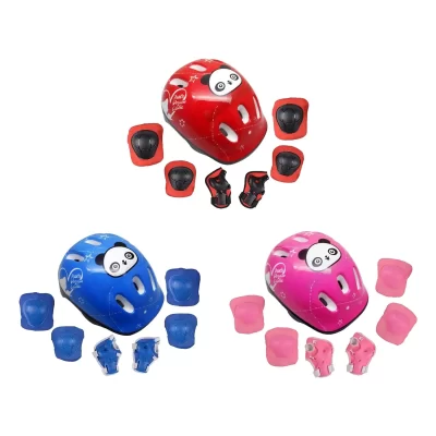 Kit de capacete leve para crianças, equipamento de proteção confortável, patinação, skate, meninas, skate, meninos