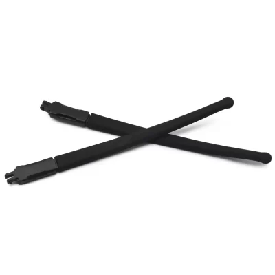 HKUCO Black Rubber Replacement Black Frame Legs For Oakley Marshal MNP OX8091 Glasses frame