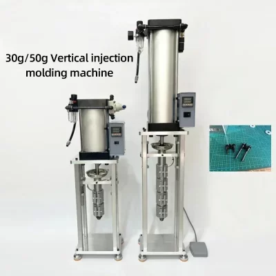 ZTEN Laboratory-Use Injection Molding Machine Micro Vertical Desktop Polymer Plastic ABS Heating Injection Forming Equipment