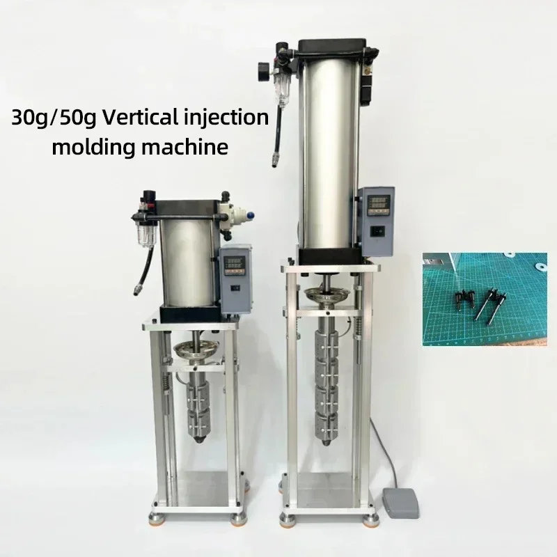 ZTEN Laboratory-Use Injection Molding Machine Micro Vertical Desktop Polymer Plastic ABS Heating Injection Forming Equipment