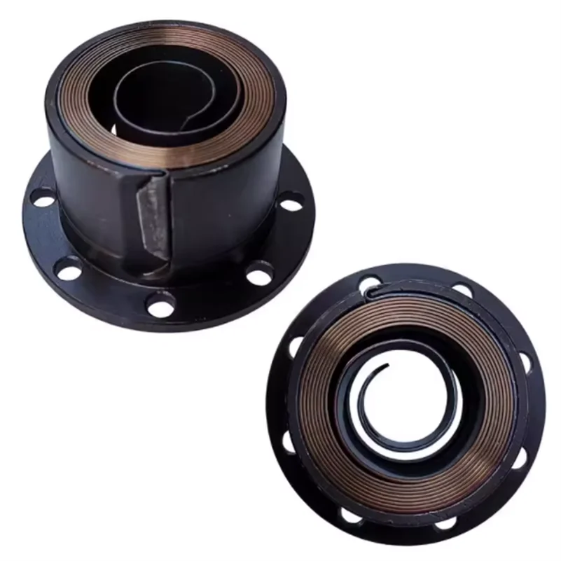 Milling Machine Parts Feed Handle Spring Machine Tool Reset Coil Spring clip+BASE No 3/4/ 5