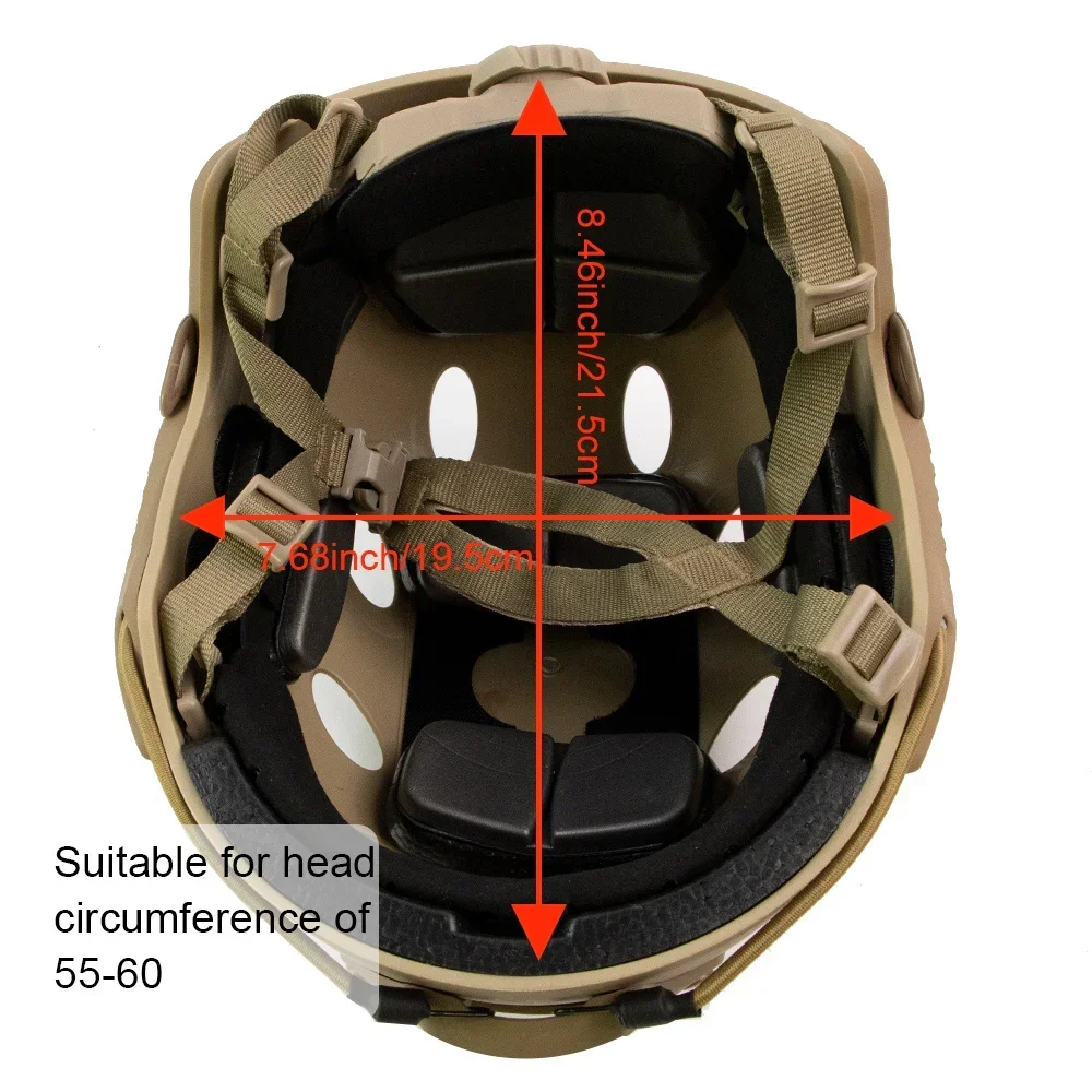 RÁPIDO Airsoft Paintball Fast MH Tipo Capacete Tático Ao Ar Livre CS Equipamento de Proteção Com Acolchoamento de Espuma de Substituição - Image 3