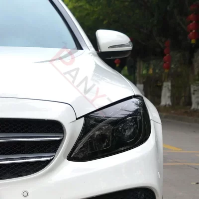 Para faróis lâmpada traseira matiz fumaça preto fosco filme do farol do carro matiz lanterna traseira luz de nevoeiro filme vinil