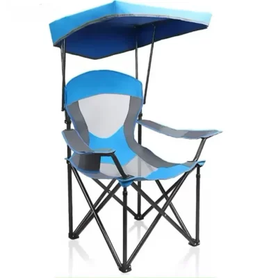 Foldable Lawn Fishing 2-person Outdoor Folding Double Camping Chairs Beach Chair With Canopy