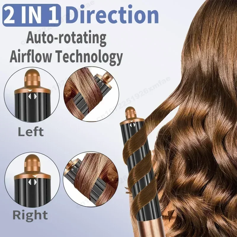 6 em 1 modelador de cabelo de íon negativo de alta velocidade secador de cabelo multi modelador de cabelo profissional escova para ondulação presente para mulher - Image 4