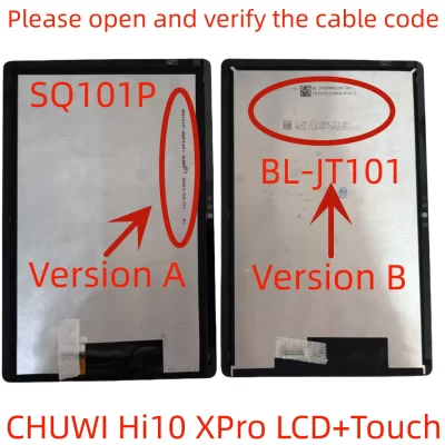 Para novo 10.1 polegada chuwi hi10 xpro tablet display lcd tela digitador assembléia display lcd componente reparação