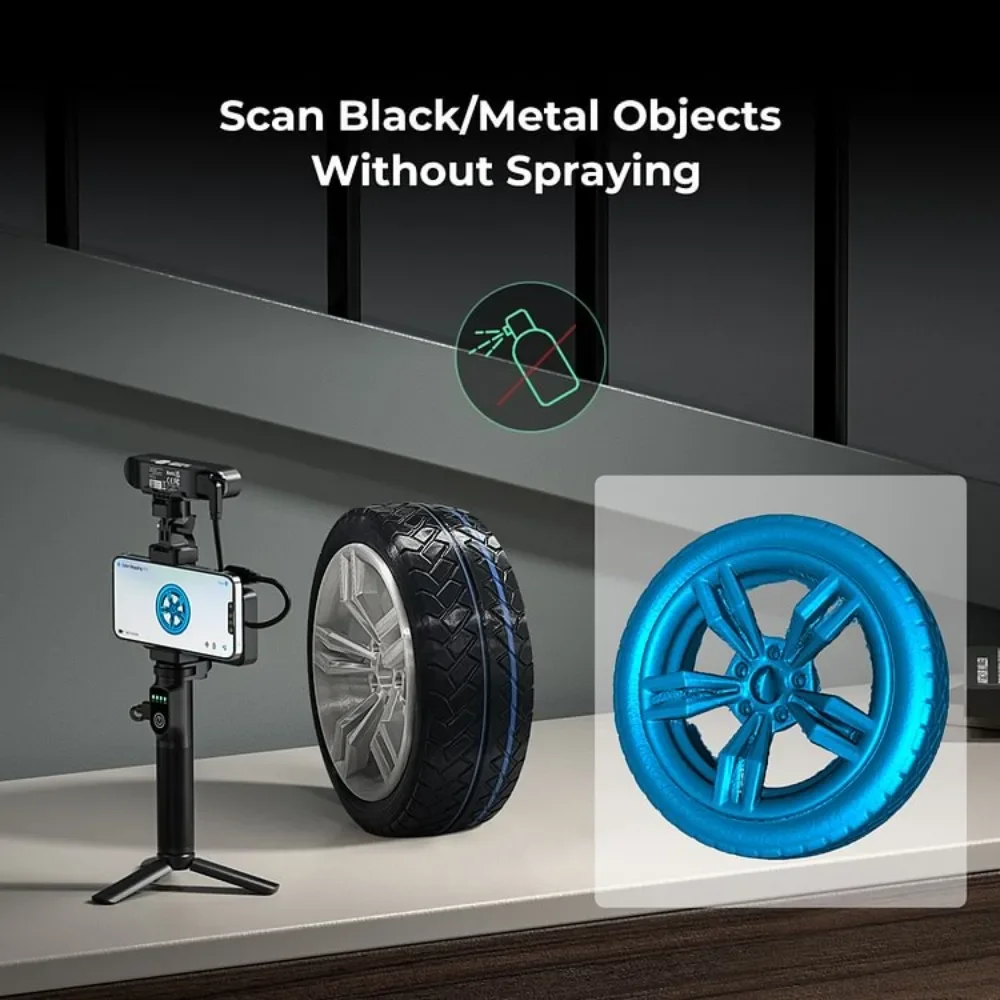 Creality CR-Scan Ferret Pro 3D Scanner Portátil Anti-shake Rastreamento WiFi6 24 bits Full-color Digitalização sem fio Precisão de 0,1 mm - Image 4