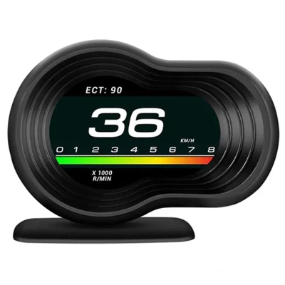 Car HUD Car Speedometer Projector On-board Computer Gauge Digital Speedometer Temperature Engine RPM Alarm OBD2 Head Up Display