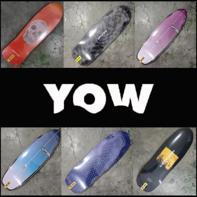 YOW land surf skate decks apenas 30 ~ 34 polegadas material de bordo canadense completo de boa qualidade