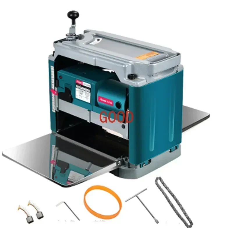 Plaina elétrica multifuncional, 1850w, 220v, ferramenta elétrica para carpintaria, casa, face única, totalmente automática, máquinas de mesa, plaina de madeira