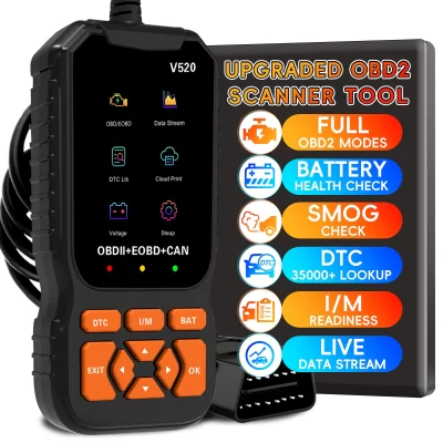 Ferramenta de diagnóstico do leitor obd2, scanner de código de carro obdii eobd, verificação do código de falhas da luz do motor, código obd, ferramenta de diagnóstico dos protocolos can